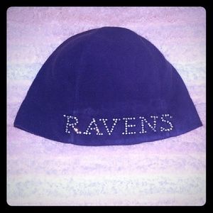 Dark Purple Ravens Beanie Hat